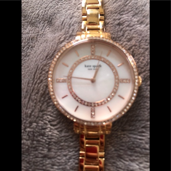Gorgeous Kate Spade pink gold watch main image 4